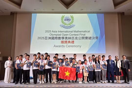 Nam sinh Việt Nam vô địch Toán học Châu Á năm 2025 học trường nào?