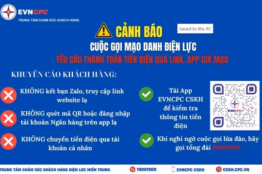 Cảnh báo tình trạng giả danh ngành điện lừa đảo
