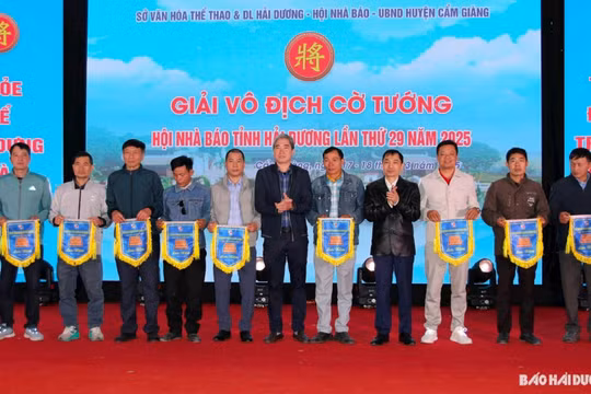 Hải Dương: Khai mạc giải vô địch cờ tướng với 50 kỳ thủ tham dự