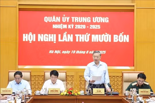 Tổng Bí thư Tô Lâm chủ trì Hội nghị Quân ủy Trung ương lần thứ mười bốn