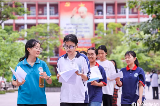 Nghệ An công bố điểm thi lớp 10 năm học 2025-2026