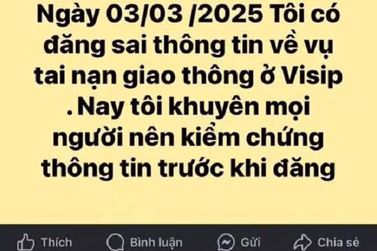 Nghệ An: Đăng tin giả mạo đại biểu Quốc hội bị xử phạt 7,5 triệu đồng