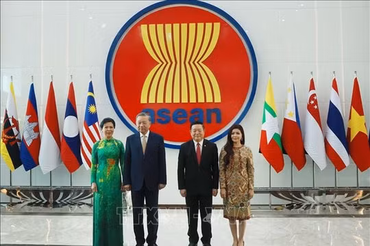 Tổng Bí thư Tô Lâm thăm Ban Thư ký ASEAN