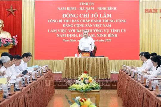 Xử lý loạt kiến nghị của tỉnh Ninh Bình sau buổi làm việc với Tổng Bí thư