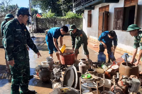 Bộ Tổng Tham mưu yêu cầu các đơn vị ứng phó với mưa lũ khu vực miền Trung