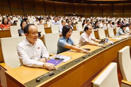 Ngày 18/6, Quốc hội tiếp tục thảo luận về kinh tế-xã hội, biểu quyết thông qua 2 dự án luật