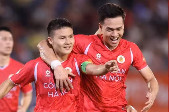 CLB CAHN vượt qua Hải Phòng để tạm chiếm ngôi đầu V.League