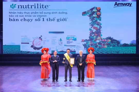 Amway Việt Nam lần thứ 12 vinh dự giải thưởng “Sản phẩm vàng vì sức khoẻ cộng đồng”