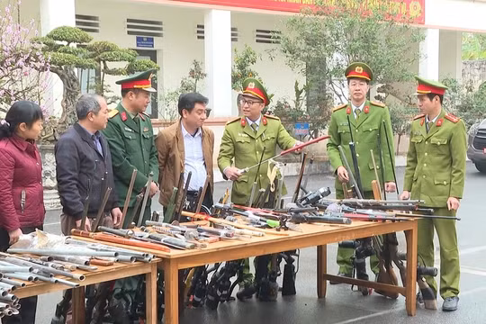 Hà Nam: Tăng cường quản lý vũ khí, vật liệu nổ, công cụ hỗ trợ trong dịp Tết
