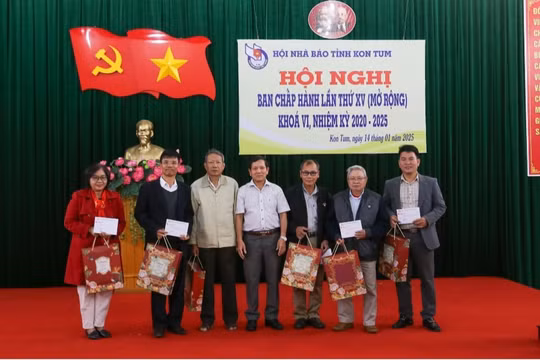 Hội Nhà báo tỉnh Kon Tum tiếp tục khẳng định vai trò tập hợp, đoàn kết hội viên