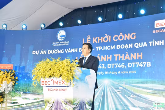Chính thức khởi công đường Vành đai 4 TP HCM đoạn qua tỉnh Bình Dương