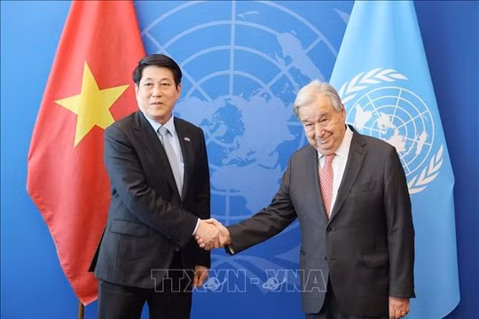 Chủ tịch nước Lương Cường gặp Tổng Thư ký Liên hợp quốc, các nguyên thủ và lãnh đạo cấp cao nhân chuyến tham dự Tuần lễ Liên hợp quốc