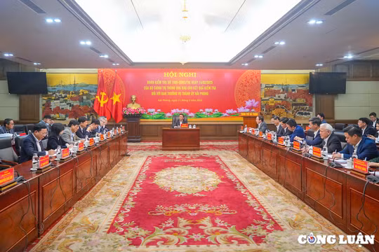 Thông qua Báo cáo kết quả kiểm tra của Bộ Chính trị đối với Ban Thường vụ Thành ủy Hải Phòng