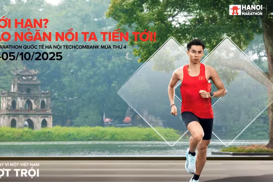 Giải Marathon Quốc tế Hà Nội Techcombank Mùa thứ 4 bùng nổ với ứng dụng đổi mới sáng tạo về công nghệ số trong lĩnh vực thể thao