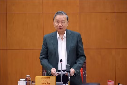 Tổng Bí thư Tô Lâm: Chuẩn bị thật tốt các điều kiện để tổ chức thành công Đại hội XIV của Đảng