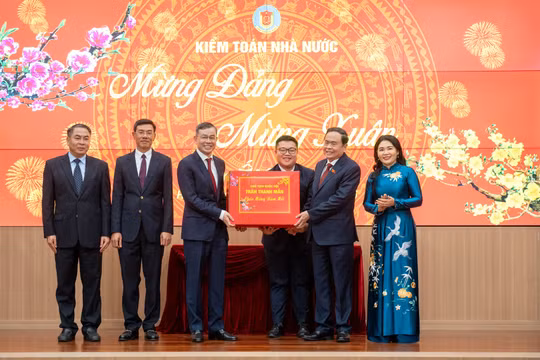 Chủ tịch Quốc hội Trần Thanh Mẫn thăm, làm việc với Kiểm toán Nhà nước