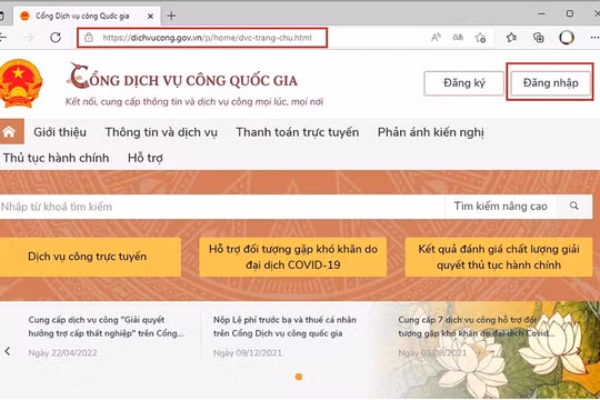 Cổng Dịch vụ công quốc gia trở thành điểm 'một cửa số' tập trung, duy nhất từ 18h ngày 27/6/2025