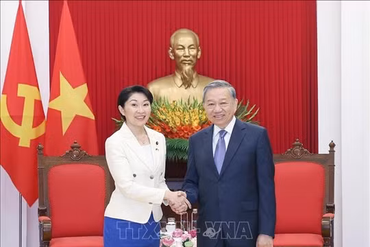Tổng Bí thư Tô Lâm tiếp Chủ tịch Liên minh nghị sĩ hữu nghị Nhật – Việt