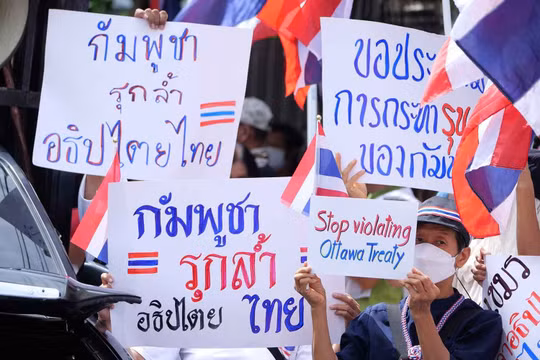 Thái Lan bắt đầu rà phá bom mìn gần biên giới với Campuchia