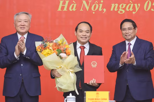 Trao quyết định bổ nhiệm Phó Tổng Thanh tra Thường trực Thanh tra Chính phủ cho ông Nguyễn Quốc Đoàn