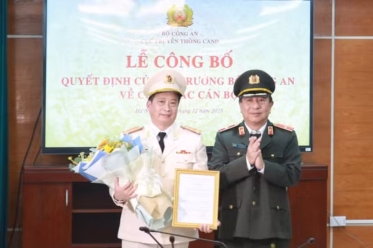 Công bố quyết định điều động, bổ nhiệm cán bộ tại Cục Truyền thông Công an nhân dân