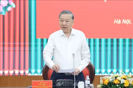 Tổng Bí thư Tô Lâm làm việc với Ủy ban Kiểm tra Trung ương
