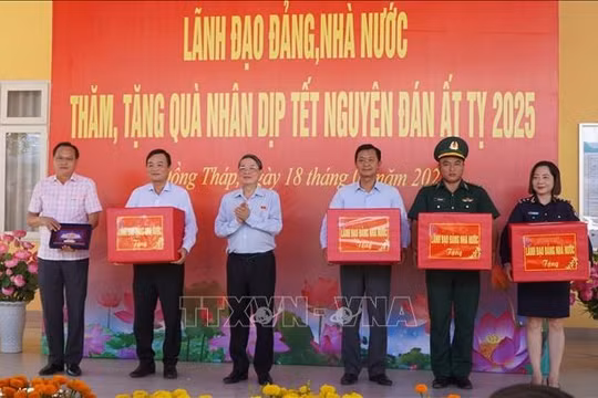 Phó Chủ tịch Quốc hội Nguyễn Đức Hải thăm, chúc Tết tại Đồng Tháp