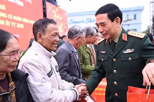 Đại tướng Phan Văn Giang thăm, chúc Tết tại tỉnh Nam Định