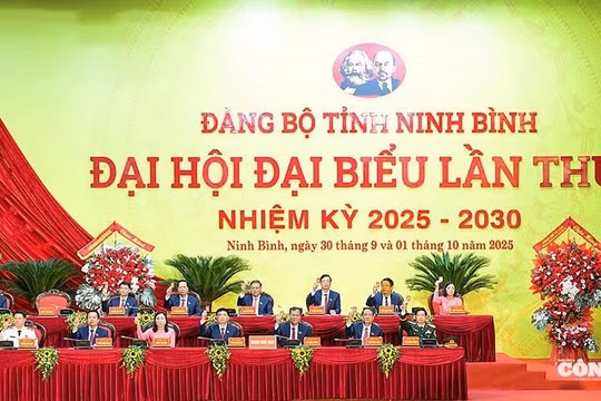 Đại hội đại biểu Đảng bộ tỉnh Ninh Bình lần thứ I, nhiệm kỳ 2025 - 2030 thành công tốt đẹp