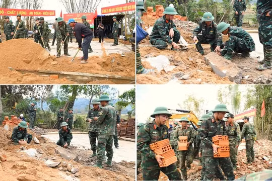 'Chiến dịch Quang Trung': Gần 4.900 nhà được sửa chữa, xây mới sau 5 ngày phát động