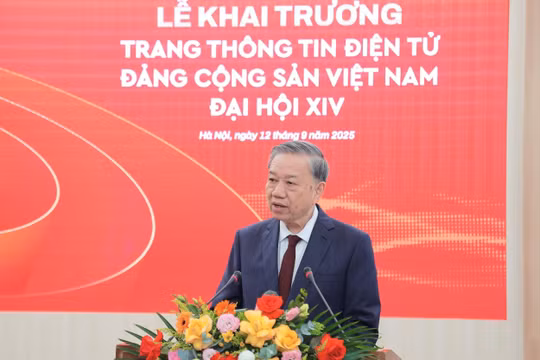 Tổng Bí thư Tô Lâm dự Lễ khai trương Trang tin điện tử 'Đảng Cộng sản Việt Nam – Đại hội XIV'