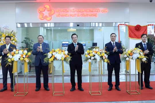 Bộ Khoa học và Công nghệ: Bước chuyển mới trong phục vụ hành chính