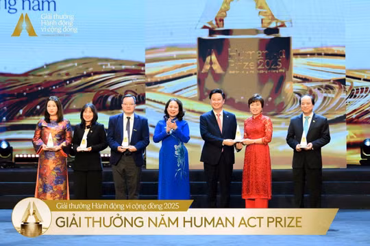 Quỹ Thiện Tâm được vinh danh ở hạng mục cao nhất trong lễ trao Giải thưởng Hành động vì cộng đồng 2025