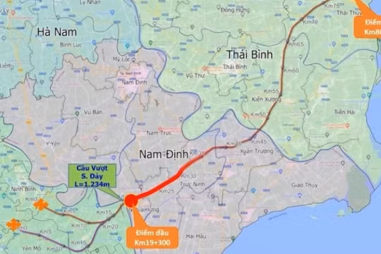 Chốt nhà thầu xây dựng cao tốc Nam Định - Thái Bình