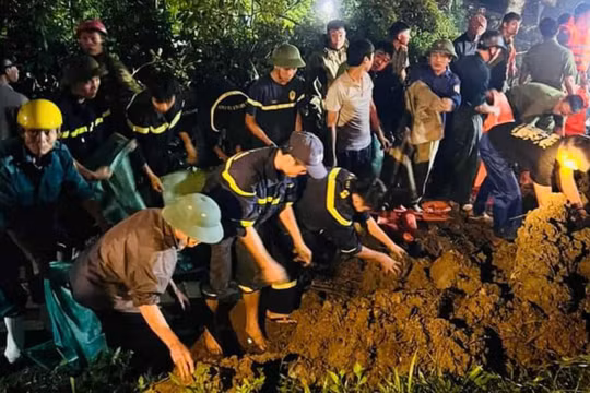Bộ Nông nghiệp và Môi trường yêu cầu 29 tỉnh, TP đảm bảo an toàn đê điều mùa mưa lũ