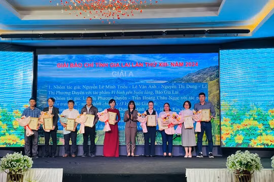 40 tác phẩm được trao giải tại Giải báo chí tỉnh Gia Lai lần thứ XIII năm 2024