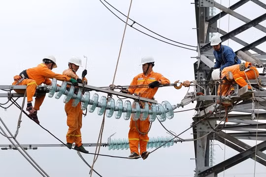 Hoàn thành thay thế cách điện đường dây 220kV mạch kép Thái Bình – Tiền Hải – Trực Ninh