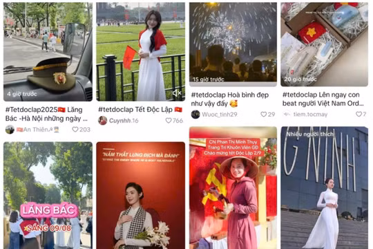Hơn 8.400 video của chiến dịch 'Tôi yêu Tổ quốc tôi' lan tỏa lòng tự hào dân tộc trên TikTok