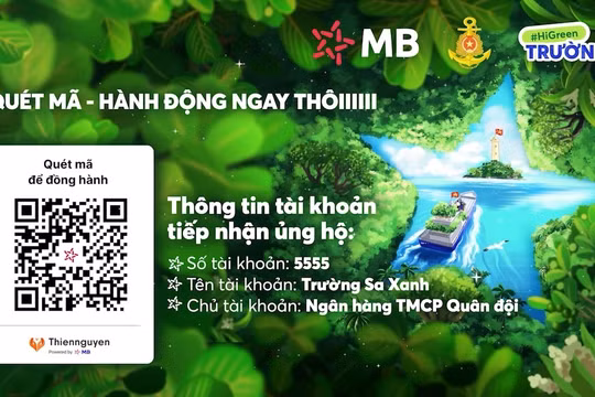 MB Bank : Phát động chương trình trồng 1 triệu cây xanh cho Trường Sa