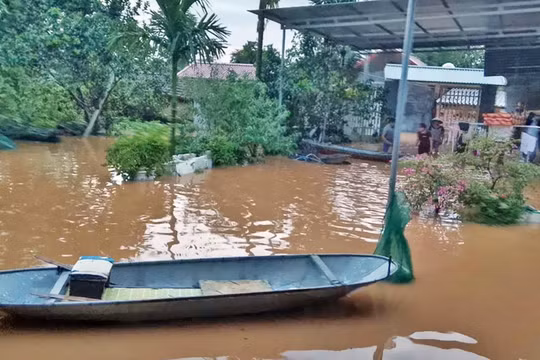 Bắc Ninh còn 6.516 hộ ở 54 thôn thuộc 10 xã, phường vẫn bị ngập úng