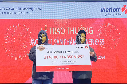 Vietlott tăng trưởng vượt bậc năm 2024, sẻ chia nhiều cơ hội tốt hơn đến cộng đồng