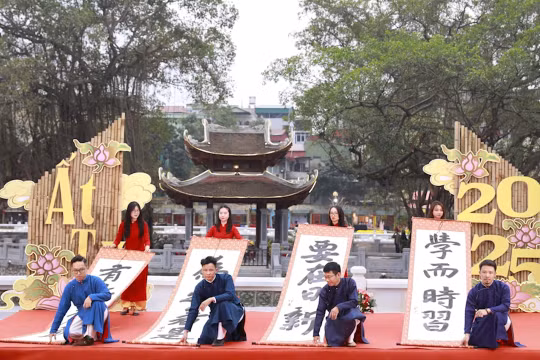Nhiều đổi mới tại Hội chữ Xuân Ất Tỵ 2025