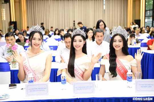 Báo Tiền Phong họp báo gặp gỡ Top 3 Hoa hậu Việt nam 2024, nhấn mạnh trách nhiệm xã hội