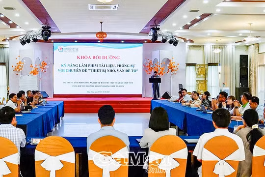 Đồng Tháp: Tập huấn kỹ năng làm phim tài liệu, phóng sự