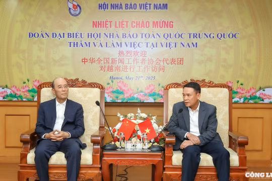 Đoàn Hội Nhà báo Việt Nam thăm, làm việc tại Trung Quốc: Thúc đẩy hợp tác báo chí trong kỷ nguyên số