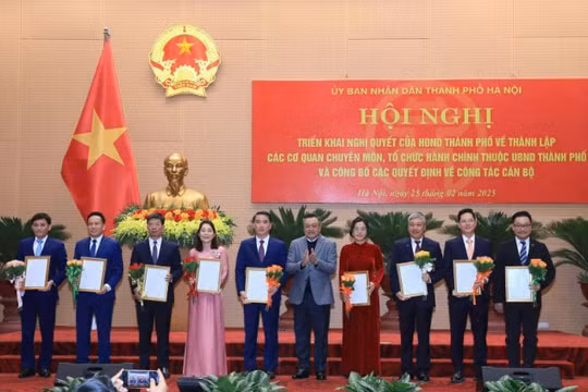 Hà Nội: Sở Tài chính sau hợp nhất có 8 cấp phó