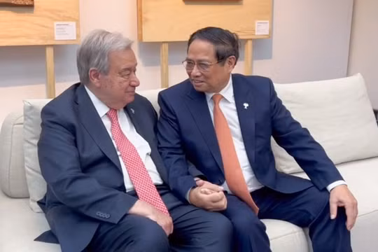 Thủ tướng Phạm Minh Chính gặp lãnh đạo Liên Hợp Quốc, Belarus và UAE bên lề Hội nghị BRICS