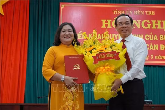 Bà Hồ Thị Hoàng Yến giữ chức Bí thư Tỉnh ủy Bến Tre