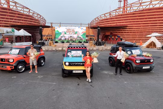 Những chiếc minicar VinFast giành giải tại ngày hội lớn của cộng đồng VF 3