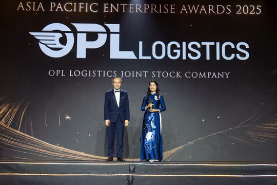 OPL Logistics được vinh danh tại Giải thưởng Doanh nghiệp Châu Á